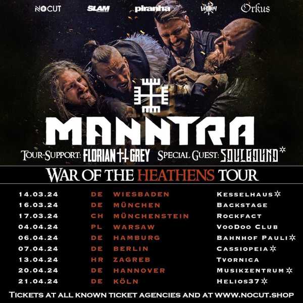 MANNTRA - War of the Heathens Tour 2024