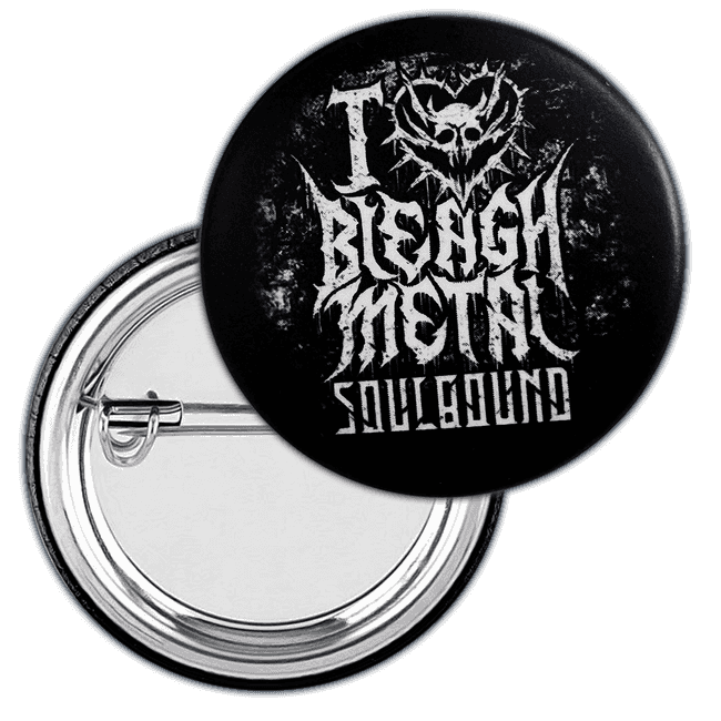 Produktbild Button "Bleagh-Metal" #1